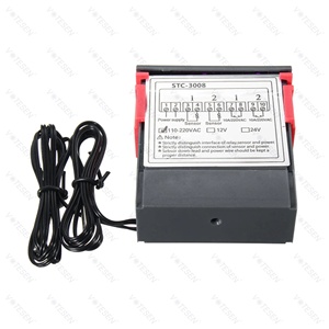 Controlador de Temperatura Digital Dual, Termostato de Salida de Dos Relés con Dos Sensores, DC 12V 24V AC 110V 220V - Product Image 6
