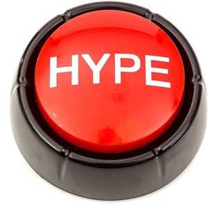 Hot Selling Party Toy for Communication Talking Recording <strong>Easy</strong> <strong>Button</strong> the Hype <strong>Button</strong> Hip Hop Air Sound Effect <strong>Button</strong> - Product Image 1