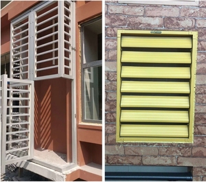 Ventanas de persiana de aluminio Características de seguridad integradas Estilo abierto deslizante Apertura horizontal Hospitales insonorizados - Product Image 2