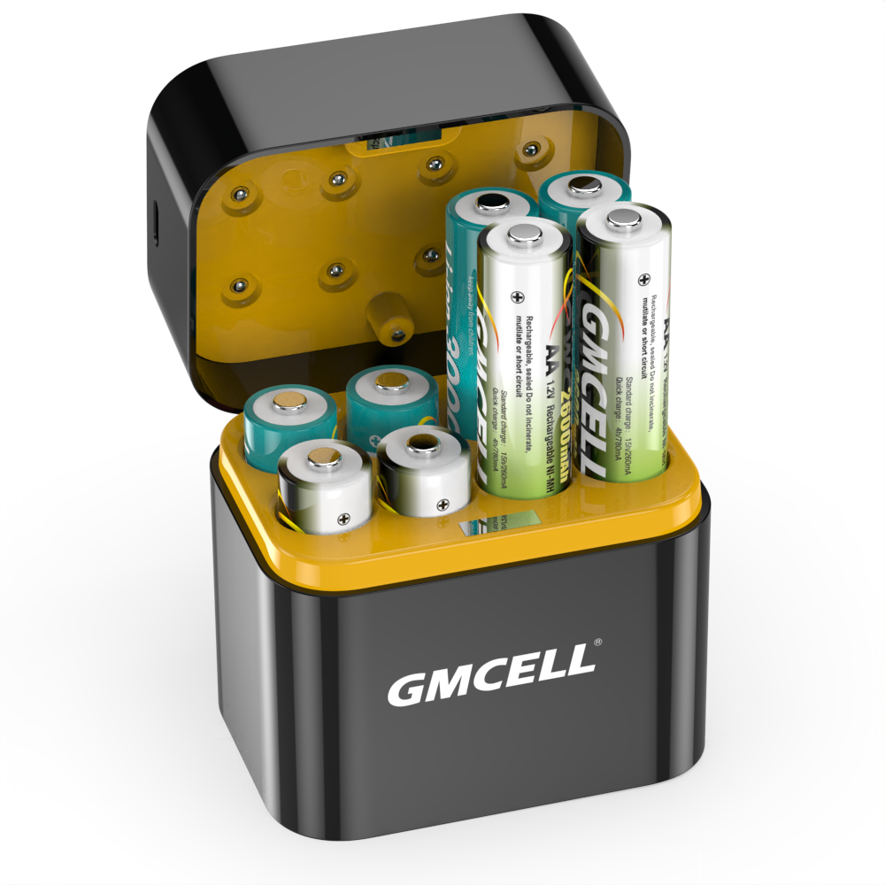 AA*8 Slot Smart Charger