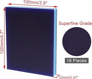 Mài mòn chà nhám bọt biển khối 120*100*12 mét cho nhựa, gỗ, kim loại, đồ nội thất (siêu mịn lớp) - Product Image 6