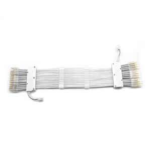 Strimer לשלושה 3x8 פינים (6 + 2pin) מיעון RGB VGA כבל חשמל (לא בקר כלול)-עבור לשלושה 8 פינים GPU