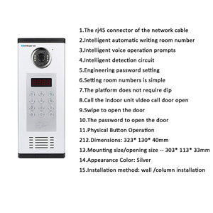 Doorbell Door Phone Camera Video <strong>Intercom</strong> Waterproof LED Lights <strong>Analog</strong> <strong>Intercom</strong> <strong>System</strong> Door Phone