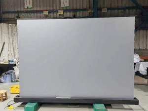 Pantalla de proyección de cristal gris de PVC suave Wupro LeApex-Lite personalizada, pantalla de proyector 4K motorizada de elevación de suelo 16:9 mejorada 3D - Product Image 2