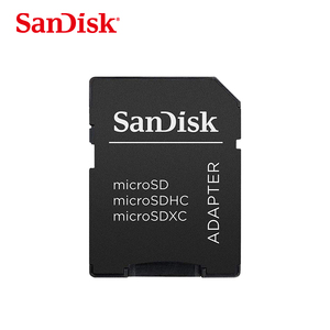 SanDiskSDカードアダプターメモリカードリーダーオリジナルのsandiskブランドのSDアダプター (ボックス付き)