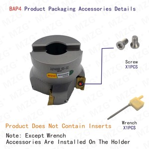 Maifix BAP400R 100MM alüminyum APMT1604 karbür Insert CNC makinesi dik açı End Mill yüz freze kesiciler - Product Image 5
