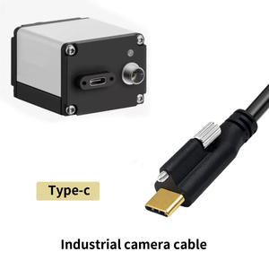 USB 3.0 USB C สายเคเบิล Type-C พร้อมช่องเสียบแบบสกรูเดี่ยวติดหนึ่งแผงไปยังสาย3.0 USB แบบมาตรฐาน - Product Image 3