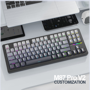 Attack Shark X85ProV2ガスケットトライモードRGBワイヤードブルートゥースワイヤレス2.4Gホットスワップメカニカルキーボード - Product Image 3