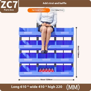 Tự động sửa chữa Vít lưu trữ Rack với dày xiên các bộ phận nhựa hộp lưu trữ OEM Kho phụ kiện phần cứng tủ công cụ - Product Image 3