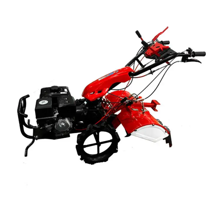 Cultivador Motocultor Two Wheel Gasolina Mini Motocultor 6 hp Caminhada Trator Máquinas Agrícolas Equipamento Power Tiller OEM