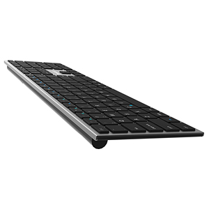 Teclado inalámbrico ultr delgado de tamaño completo, diseño elegante, silencioso, BT, con panel de aleación de aluminio duradero para ordenador, notebook y portátil - Product Image 6