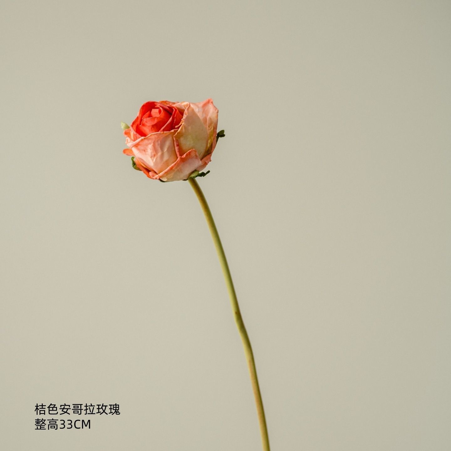 Bouquet orange de roses angolaises