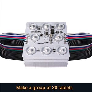 IC TM512AC Adressierbares 24V DMX 512 RGBW LED-Modul 7070 Block ketten lampe Programmier bar DMX512 ICRGBW für Softfilm-Decken leuchte - Product Image 5