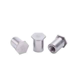 Alt delik paslanmaz çelik altıgen vida mm için özelleştirilmiş 3.5M 4 kendinden perçinli kafa dişli kör 7.2 standoff - Product Image 5