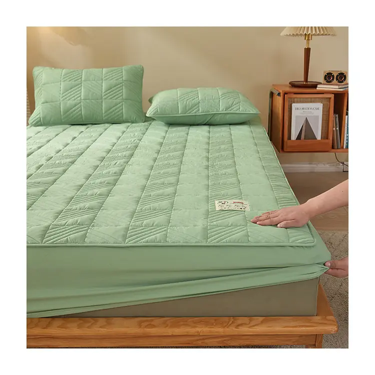 Rembourrage en tissu de haute qualité, housse de matelas anti-insectes, élasticité, protection de matelas antidérapante, lit