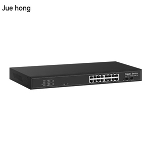 Jue Hong Gigabitマネージドネットワークスイッチ16ポート10/100/1000M RJ45 2 1000M MSFPクラウド管理VLAN/QoSポートSNMP機能 - Product Image 6