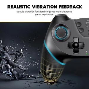 Gran oferta de Gamepad inalámbrico Compatible con Switch/Switch Lite/Switch OLED Características del motor de vibración remota para el controlador del interruptor - Product Image 3
