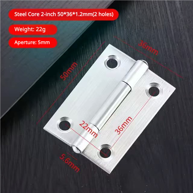 304SS 2-inch 50*36*1.2mm(2 holes)