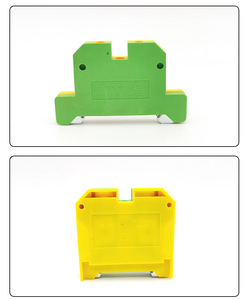 Flapper <strong>Spring</strong> Type Through Safety GuideConnector Feed Through Ground <strong>Terminal</strong> <strong>Block</strong> Screw <strong>Connection</strong> - Product Image 4