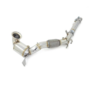 ODM CSZ ประสิทธิภาพกีฬา Cat Downpipe สําหรับ VW GOLF8 GTI MK8 2.0T 2020-2023 SS304 ท่อไอเสียท่อระบบไอเสีย - Product Image 1