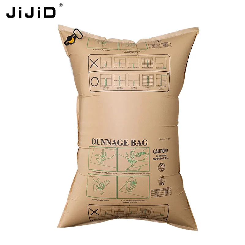 Jijid #800*1600mm, fabricação, cheio direto, proteção para recipientes de envio, filme transparente de polímero, dunnage, sacos de ar
