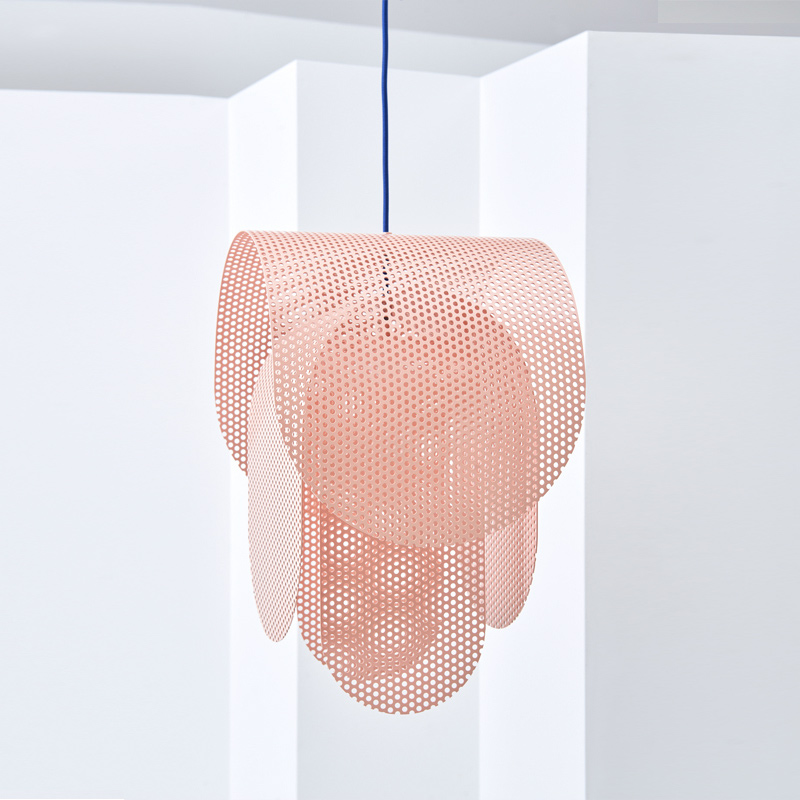 High quality Children's room bedroom Pink Nordic Modern creative chandelier