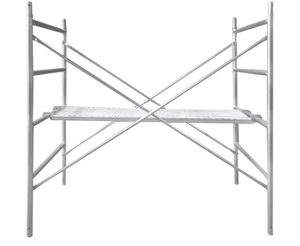Armação de aço dobrável, escada brilhante, pedal ajustável, sistema de armação, china