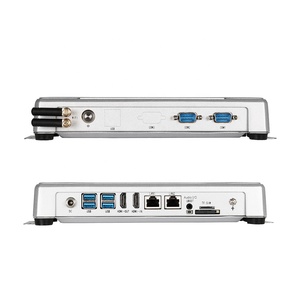 Rackmount Embedded Box PC Win dows/Android Mini Computer di controllo industriale senza ventola RK3588 J1900 J4125 I3 I5 I7 PC industriale