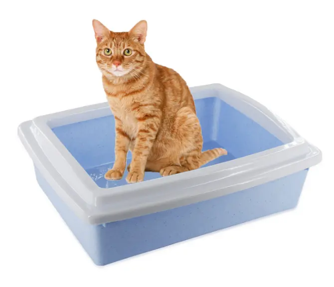 Productos de limpieza para mascotas, caja de arena para gatos, inodoro, caja automática con pala para arena