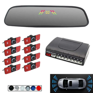 LED Display Waterproof Parking <strong>Sensor</strong> System <strong>Car</strong> Backup <strong>Mirror</strong> Rearview with Assistant Buzzer Radar Alarm Vehicle Specific Kit - Product Image 3