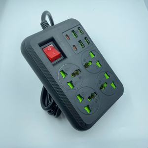 带usb 2m粗体扩展的电源板4路插座电源插座 - Product Image 6