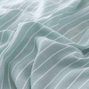 Nhà Máy Tùy Chỉnh Bán Buôn Duvet Cover Set Thiết Kế Mới Ánh Sáng Mềm Mại Ấm Áp Sọc Comforter Bộ Đồ Giường - Product Image 6