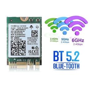 EDUP 2400Mbps Tri-Band 2.4G/5.8G/6GHz AX210 NGFF <span class=keywords><strong>Wifi</strong></span> Adapter 6E bt5.2 M.2 in-tel ax210ngw cho máy tính xách tay - Product Image 4
