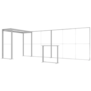 Struttura in tessuto modulare Led Light Box display per fiera fieristica 3*3M - Product Image 5