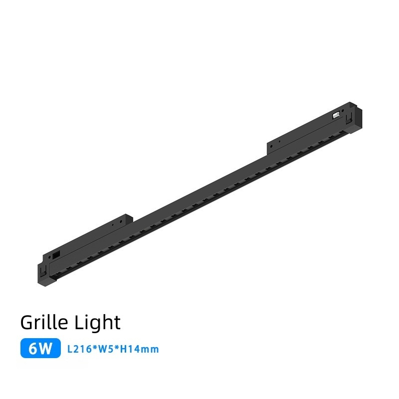 Noir/Grille lumineuse 6W