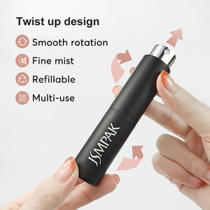 8ミリリットルRefillable 15ミリリットル10ミリリットルPurple Tester 20ミリリットルPerfume Atomizer Premium Bottle Case With Black Packaging - Product Image 6