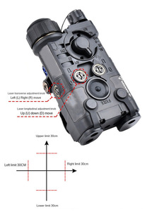 Lunette de visée <span class=keywords><strong>laser</strong></span> NGAL avec <span class=keywords><strong>laser</strong></span> IR + <span class=keywords><strong>laser</strong></span> rouge/vert/bleu + lampe torche LED blanche et interrupteur à pression à distance - Product Image 6