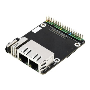 Hot Raspberry PI CM4 Dual-Gigabit-Netzwerks chnitt stelle Base board Computer modul 4-Schnittstellen-Erweiterungskarte - Product Image 4