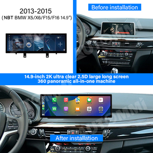 NBT EVO EVO CCC X5 X6 F15 F16 F30 Qualcomm Android araba ekran 14.9 inç navigasyon Carplay Android oto BMW için araç DVD oynatıcı oyuncu - Product Image 2