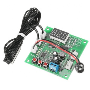 2ウェイ冷却PWM4ワイヤーファン温度コントローラー温度速度ディスプレイDC12V 24V 48V - Product Image 1