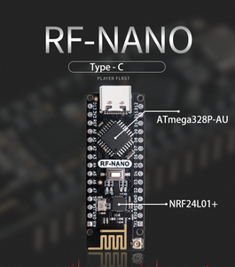 Lorida RF-Nano V3.0 Type-C integrato NRF24L01 + scheda di sviluppo Wireless 2.4G per Arduino Nano compatibile