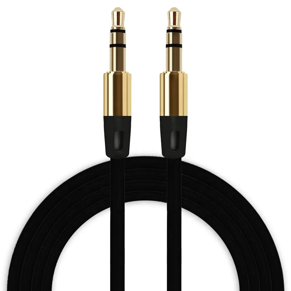 Cable auxiliar de Audio Jack de 3,5mm para iPod, coche, PC, auriculares, altavoz, 3,5mm, macho a 3,5mm