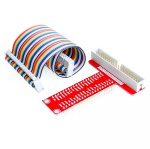 Raspberry Pi 3 & Raspberry Pi Modell 3B+ T Erweiterung DIY-Kit 40 Pin GPIO-Kabel + T GPIO Breakout-Erweiterungs-Adapterbrett