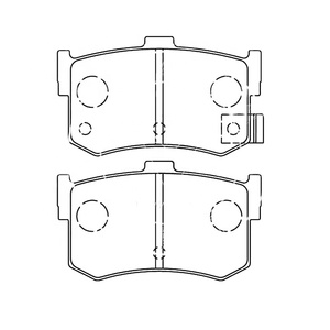 แผ่นเบรค SDCX D1262-7236 / 43022SD4010/43022SD4020สำหรับ ELANTRA / Rover 800 / ACURA Legend / HYUNDAI SONATA - Product Image 1