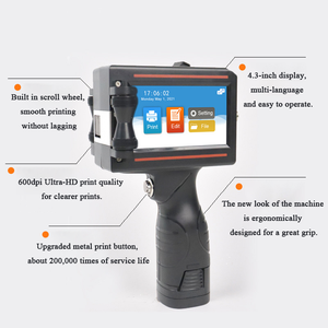 Portable Automatic Handheld Inkjet Printer Labels Expiry Date <strong>Printing</strong> <strong>Code</strong> Inkjet Printer Sealing <strong>Machine</strong> - Product Image 4