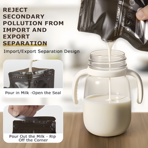 कस्टम लोगो 8oz/250 मिलीलीटर आसान स्तन दूध भंडारण बैग, भोजन ग्रेड फ्रीजर सुरक्षित स्तन दूध के लिए खाद्य ग्रेड फ्रीजर सुरक्षित स्तन दूध पाउच - Product Image 2