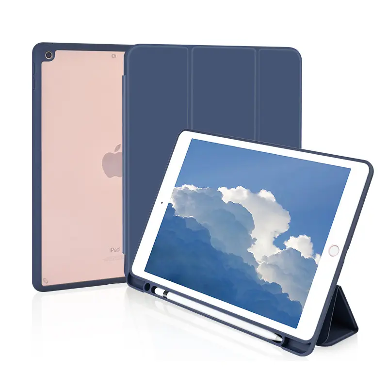 PU Leder stoß feste Smart Cover Tablet Hülle Tablet Cover für iPad Hülle für iPad Hülle für iPad Pro 12.9 mit Stift halter