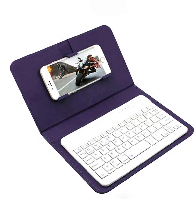 Умный чехол с клавиатурой для мобильного телефона/кожаный чехол для сотового телефона с беспроводной мини-клавиатурой
