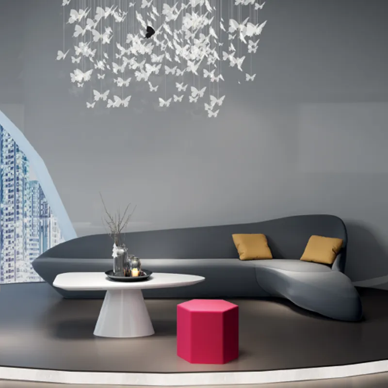 Modernes Design L-Form Set Designs Schnitt Couch Möbel Büro Fitness studio Salon Warte bereich Sofa