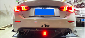 <strong>Q50</strong> Diffuser Upgraded to Carbon Fiber Diffuser for Infiniti <strong>Q50</strong> 2014-2017 LED Style <strong>Q50</strong> Carbon Fiber Rear Diffuser - Product Image 4